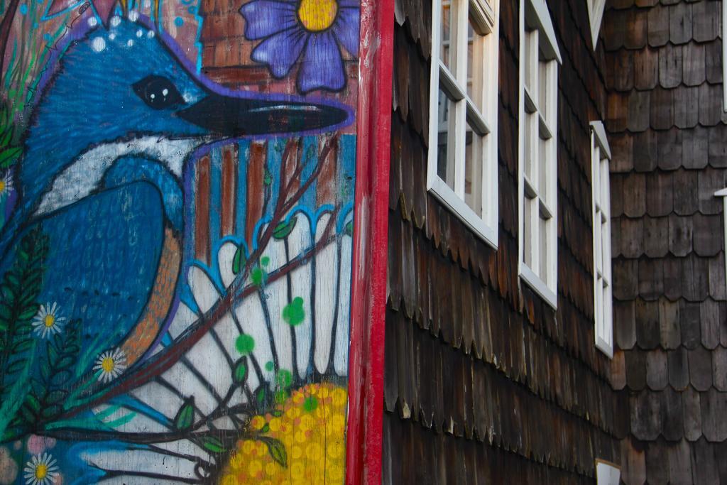 Palafito Hostel Chiloe Castro Exteriör bild