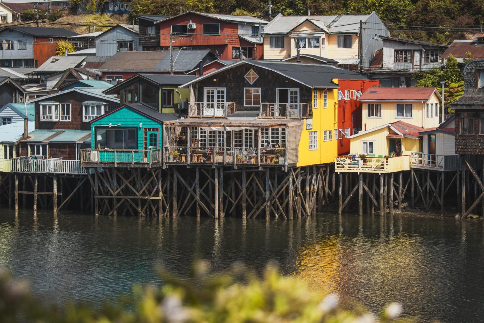 Palafito Hostel Chiloe Castro Exteriör bild